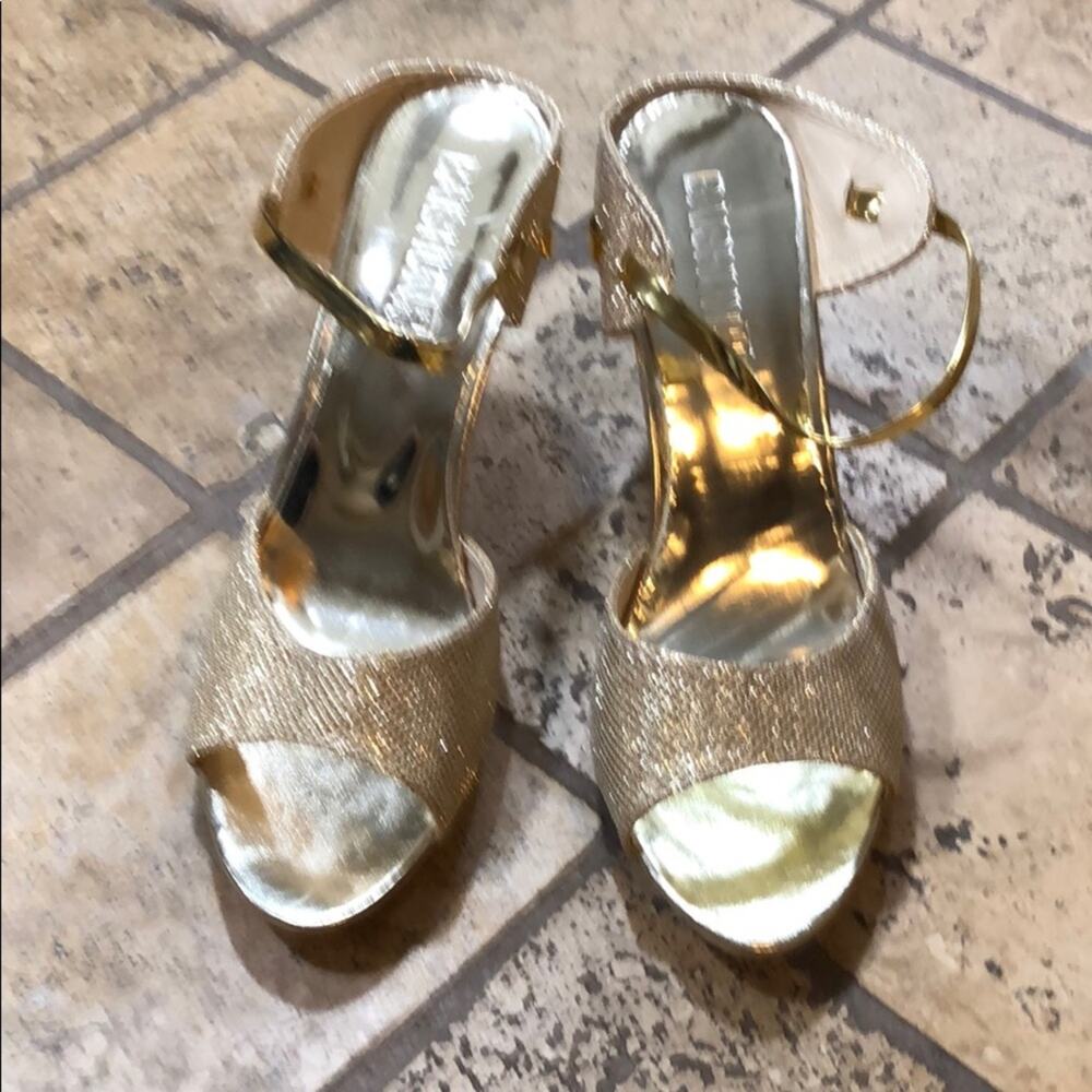 Gold heels